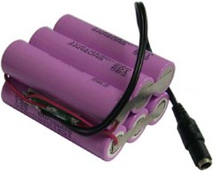 �Ｚ ICR18650 2.6A 6N + J5.5FM (7.4V 7800mAh)